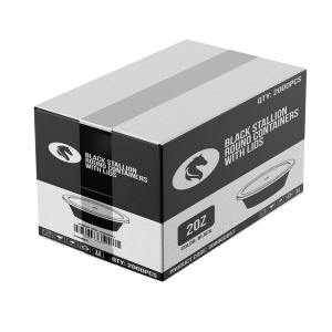 BLACK STALLION CONTAINER & LID 2OZ X 1000