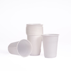 EP 7OZ WHITE PLASTIC CUPS 30 X 100
