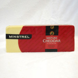 MINSTREL MATURE WHITE CHEDDAR X 5KG