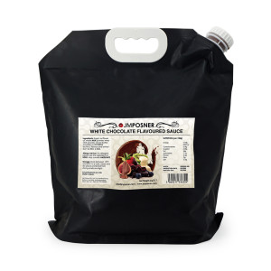 JMP LIQUID WHITE CHOCOLATE SAUCE BAG X 5KG
