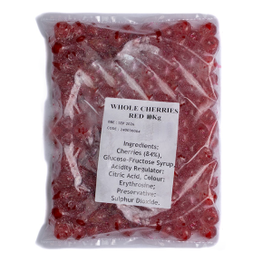 WHOLE CHERRIES RED NO1 X 10KG  