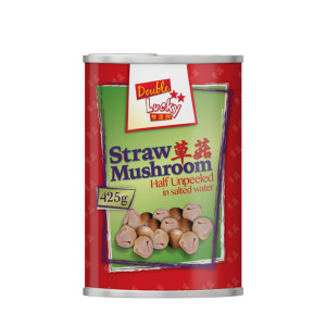 DOUBLE LUCKY STRAW MUSHROOM HALF X 425G