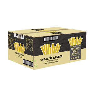 TEXAS PLATINUM CRUNCH FRIES 9X9 SKIN ON (BJ10) X 2.25KG