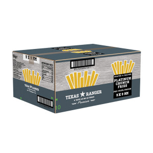 TEXAS PLATINUM CRUNCH FRIES 9X9 (B10) X 2.25KG