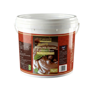 CARMEN'S BELGIAN MILK CHOCOLATE & HAZELNUT SAUCE X 5KG