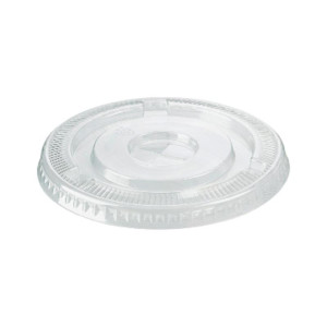 CLEAR SIP LIDS WITH SLOT 98MM X 100