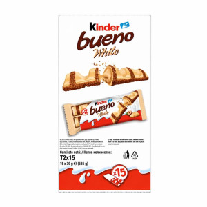 KINDER BUENO WHITE 15 X 43G