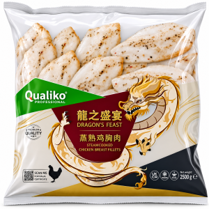 QUALIKO STEAM COOKED BREAST FILLET X 2.5KG